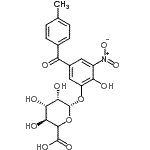 CAS 登录号：204853-33-8， 2-羟基-5-(4-甲基苯甲酰)-3-硝基苯基(5xi)-beta-D-来苏-吡喃己醛糖苷酸