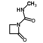CAS#: 205047-44-5， N-Methyl-2-Oxo-1-Azetidinecarboxamide