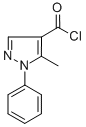 structure of CAS# 205113-77-5, 5-Methyl-1-Phenyl-1H-Pyrazole-4-Carbonylchloride;5-METHYL-1-PHENYL-1H-PYRAZOLE-4-CARBONYL CHLORIDE;5-METHYL-1-PHENYLPYRAZOLE-4-CARBONYL CHLORIDE