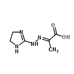 CAS#: 205246-50-0， (2E)-2-(4,5-Dihydro-1H-Imidazol-2-Ylhydrazono)Propanoic Acid