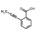 CAS#: 205250-11-9， 2-(1-Propyn-1-Yl)Benzoic Acid