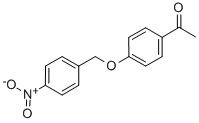 structure of CAS# 205748-03-4, 4'-(4-Nitrobenzyloxy)Acetophenone;St5407005;Zinc00132616
