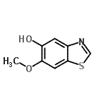 CAS#: 205812-98-2， 6-Methoxy-1,3-Benzothiazol-5-Ol