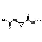 CAS#: 205926-78-9， (1R,2R)-2-Acetamido-N-Methylcyclopropanecarboxamide