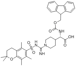 CAS#: 206060-62-0， (alphaS)-4-1-[[[(1,1-Dimethylethoxy)Carbonyl]Amino][[(1,1-Dimethylethoxy)Carbonyl]Imino]Methyl]-alpha-[[(9H-Fluoren-9-Ylmethoxy)Carbonyl]Amino]-PiperidineAcetic Acid