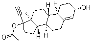 CAS#: 2061-46-3， [(3S,8R,9S,10R,13S,14S)-17-Ethynyl-3-Hydroxy-13-Methyl-2,3,6,7,8,9,10,11,12,14,15,16-Dodecahydro-1H-Cyclopenta[a]Phenanthren-17-Yl] Acetate
