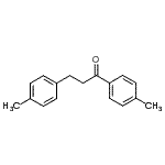 structure of CAS# 20615-46-7, 1,3-Bis(4-Methylphenyl)-1-Propanone;4'-methyl-3-(4-methylphenyl)propiophenone