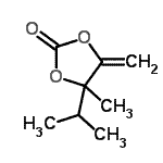 CAS#: 206182-94-7， 4-Isopropyl-4-Methyl-5-Methylene-1,3-Dioxolan-2-One