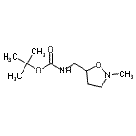 CAS#: 206268-15-7， 2-Methyl-2-Propanyl [(2-Methyl-1,2-Oxazolidin-5-Yl)Methyl]Carbamate