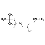 CAS#: 206268-20-4， 2-Methyl-2-Propanyl [2-Hydroxy-4-(Methylamino)Butyl]Carbamate