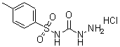 structure of CAS# 206761-77-5, N-[(4-Methylphenyl)Sulfonyl]Hydrazinecarboxamide Hydrochloride (1:1);4-(4-Methylphenylsulfonyl)semicarbazide hydrochloride;4-(4-Methyphenylsulfonyl)semicarbazide;4-(4-Methyphenylsulfonyl)-semicarbazide
