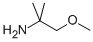 structure of CAS# 20719-68-0, 2-(Methoxymethyl)-Isopropylamine;1-Methoxy-2-Methyl-Propan-2-Amine;(2-Methoxy-1,1-Dimethyl-Ethyl)Amine;Brn 2423799
