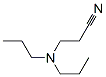 structure of CAS# 20732-22-3, 3-(Dipropylamino)Propiononitrile;3-(Dipropylamino)Propionitrile;Propanenitrile, 3-(Dipropylamino)-;Nsc62641
