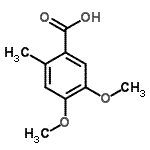 CAS#: 20736-28-1， 4,5-Dimethoxy-2-Methylbenzoic Acid
