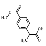CAS#: 207455-46-7， 2-[4-(Methoxycarbonyl)Phenyl]Propanoic Acid