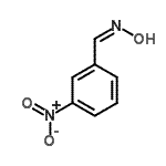 结构式 CAS# 20747-39-1, (Z)-N-羟基-1-(3-硝基苯基)甲亚胺