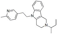 CAS#: 20771-47-5， 2,3,4,5-Tetrahydro-2-Sec-Butyl-5-[2-(6-Methyl-3-Pyridyl)Ethyl]-1H-Pyrido[4,3-b]Indole
