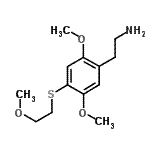 CAS#: 207740-30-5， 2-{2,5-Dimethoxy-4-[(2-Methoxyethyl)Sulfanyl]Phenyl}Ethanamine