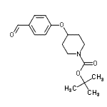 CAS#: 207798-38-7， 2-Methyl-2-Propanyl 4-(4-Formylphenoxy)-1-Piperidinecarboxylate