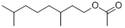 structure of CAS# 20780-49-8, 3,7-Dimethyl-1-Octanol 1-Acetate;Acetic Acid 3,7-Dimethyloctyl Ester;3,7-Dimethyloctyl Ethanoate;3,7-Dimethyloctanyl Acetate