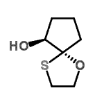 CAS#: 207803-15-4， (5R,6S)-1-Oxa-4-Thiaspiro[4.4]Nonan-6-Ol