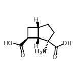 CAS#: 207804-37-3， (1S,2S,5S,7S)-2-Aminobicyclo[3.2.0]Heptane-2,7-Dicarboxylic Acid