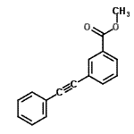 CAS#: 207845-32-7， Methyl 3-(Phenylethynyl)Benzoate