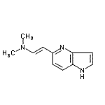 CAS 登录号：207849-65-8， (E)-N,N-二甲基-2-(1H-吡咯并[3,2-b]吡啶-5-基)乙烯胺