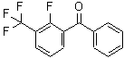 structure of CAS# 207853-70-1, [2-Fluoro-3-(Trifluoromethyl)Phenyl]-Phenylmethanone;[2-Fluoro-3-(Trifluoromethyl)Phenyl]-Phenyl-Methanone;Zinc02169757;2-Fluoro-3-(Trifluoromethyl)Benzophenone