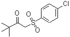 结构式 CAS# 207974-06-9, 1-[(4-氯苯基)磺酰基]-3,3-二甲基-2-丁酮