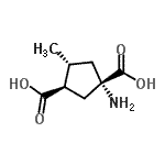 CAS#: 207983-47-9， (1S,3R,4R)-1-Amino-4-Methyl-1,3-Cyclopentanedicarboxylic Acid
