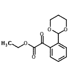 结构式 CAS# 208196-15-0, 乙基[2-(1,3-二恶烷-2-基)苯基](氧代)乙酸酯