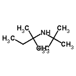 结构式 CAS# 2085-66-7, 2-甲基-N-(2-甲基-2-丙基)-2-丁胺