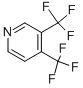 结构式 CAS# 20857-46-9, 3,4-二(三氟甲基)-吡啶