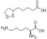 CAS 登录号:20902-53-8, L-赖氨酸单-1,2-二噻戊环-3-戊酸盐