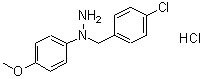 CAS#: 20955-94-6， 1-(4-Chlorobenzyl)-1-(4-Methoxyphenyl)Hydrazine Hydrochloride (1:1)
