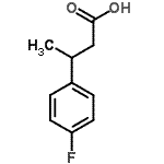 CAS#: 209679-21-0， 3-(4-Fluorophenyl)Butanoic Acid