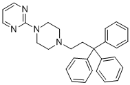 CAS#: 20980-06-7, 1-(3,3,3-Triphenylpropyl)-4-(2-Pyrimidyl)Piperazine