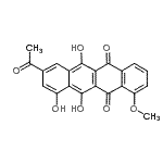 CAS#: 20982-41-6， 8-Acetyl-6,10,11-Trihydroxy-1-Methoxy-5,12-Tetracenedione