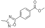 结构式 CAS# 209912-44-7, 4-(3-甲基-1,2,4-恶二唑-5-基)苯甲酸甲酯