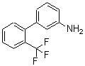 structure of CAS# 209917-92-0, 2'-(Trifluoromethyl)-3-Biphenylamine;2'-Trifluoromethylbiphenyl-3-ylamine;2'-Trifluoromethyl-biphenyl-3-ylamine;ZINC02574105