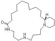 CAS#: 21008-80-0， (2R)-1,2alpha-(10-Oxo-5,9-Diazaicosane-1,20-Diyl)Piperidine