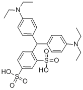 CAS#: 21016-37-5， 4-[Bis[4-(Diethylamino)Phenyl]Methyl]Benzene-1,3-Disulphonic Acid