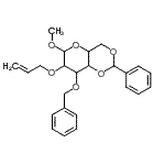 CAS#: 210297-54-4， Methyl 2-O-Allyl-3-O-Benzyl-4,6-O-Benzylidenehexopyranoside