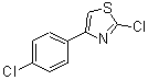 结构式 CAS# 2103-96-0, 2-氯-4-(4-氯苯基)-1,3-噻唑