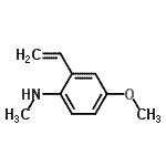 CAS#: 210536-17-7， 4-Methoxy-N-Methyl-2-Vinylaniline
