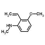 CAS#: 210536-36-0， 3-Methoxy-N-Methyl-2-Vinylaniline