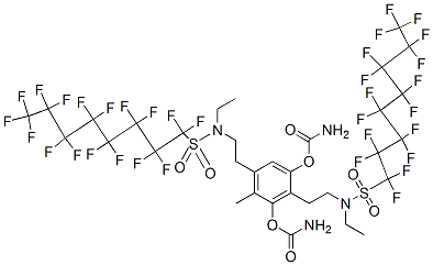 CAS#: 21055-88-9， Bis[2-[Ethyl[(Heptadecafluorooctyl)Sulphonyl]Amino]Ethyl] (4-Methyl-1,3-Phenylene)Biscarbamate