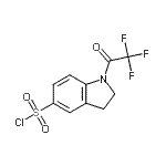 structure of CAS# 210691-38-6, 1-(Trifluoroacetyl)-5-Indolinesulfonyl Chloride;1-(2,2,2-<wbr>Trifluoro<wbr>acetyl)-2<wbr>,3-dihydr<wbr>o-1H-indo<wbr>le-5-sulf<wbr>onyl chlo<wbr>ride;1-(2,2,2-trifluoroacetyl)indoline-5-sulfonyl chloride;1-(Triflu<wbr>oroacetyl<wbr>)-2,3-dih<wbr>ydro-1H-i<wbr>ndole-5-s<wbr>ulfonyl c<wbr>hloride