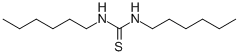结构式 CAS# 21071-28-3, N,N'-二己基-硫脲